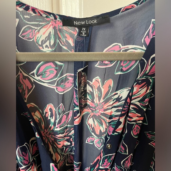 New Look Women’s Floral Maxi Dress Size 2X NWT - Picture 3 of 8